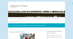 Desktop Screenshot of abogadosenturquia.com