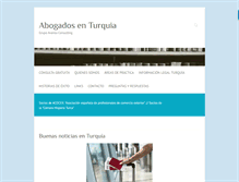 Tablet Screenshot of abogadosenturquia.com